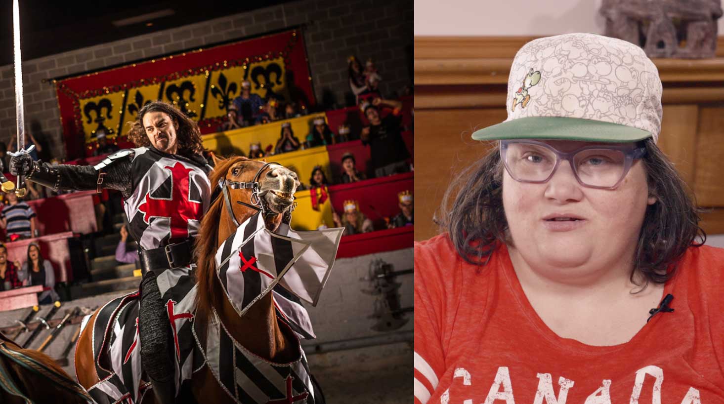 With the support of CVNQuinte, Nicole is able to plan outings near and far, including one of her favourite destinations: Medieval Times, in Toronto
