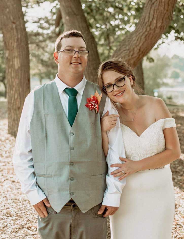 Sarah’s wedding photograph captures the beauty in moments that flow from living a life of choice.