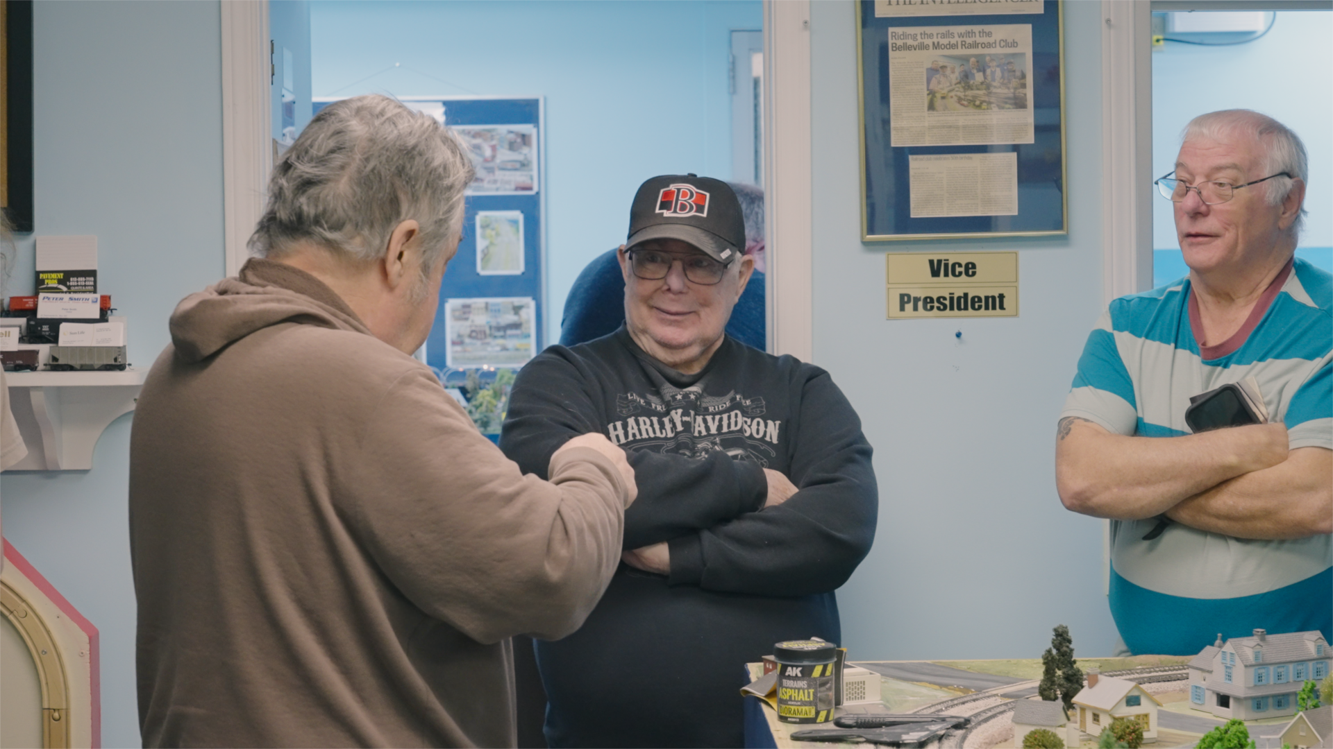Brian's relationship with members of the Belleville Model Railroad Club has grown through regular and sustained participation.