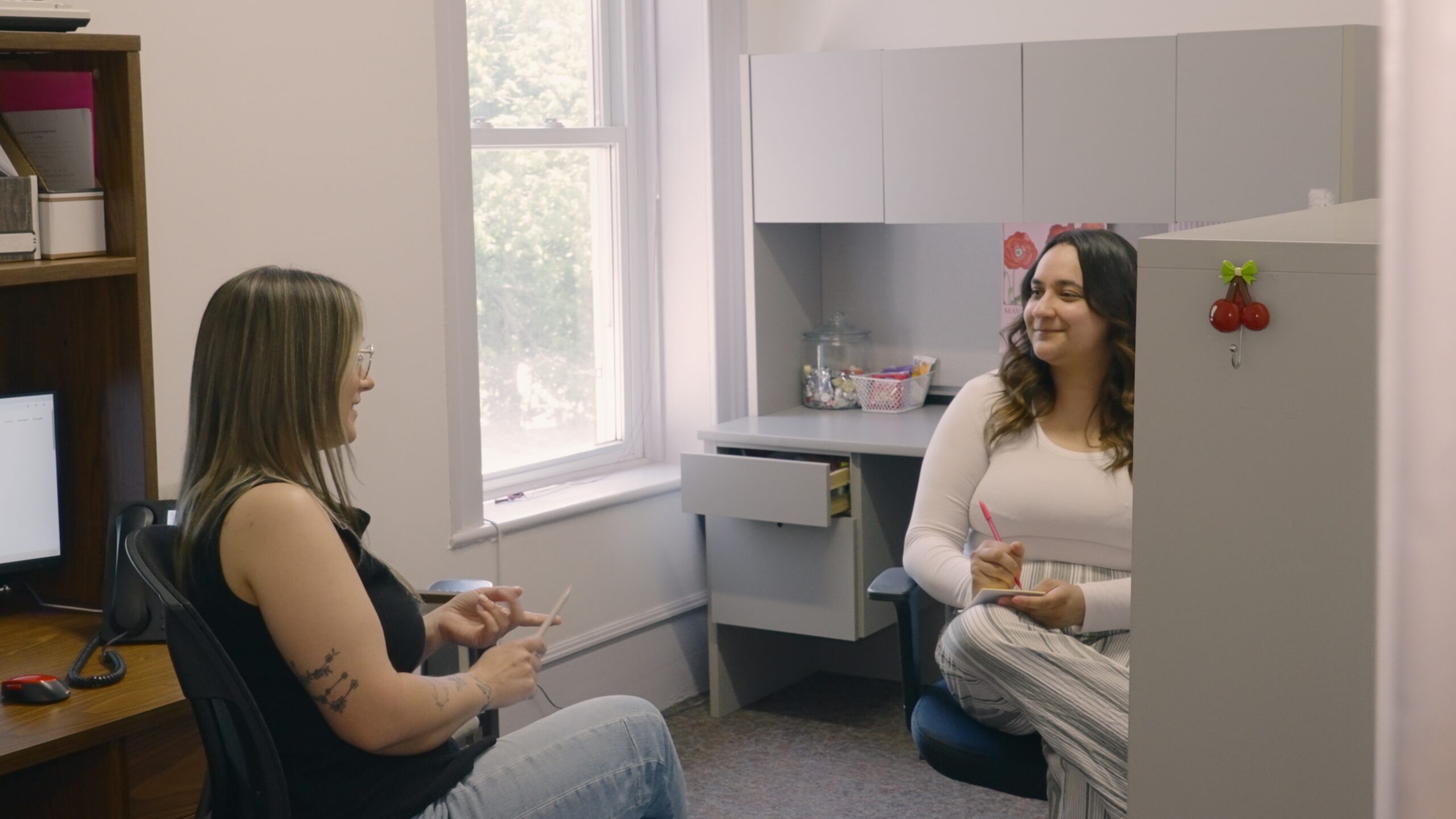 An open door symbolizes the spirit of collaboration and co-operation for the benefit of those supported by CVNQuinte.