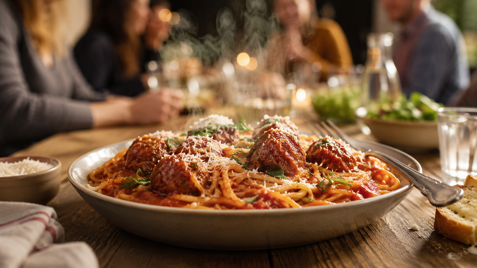 Inviting the employees to gather over a spaghetti dinner is a simple but elegant way to express appreciation for employees.